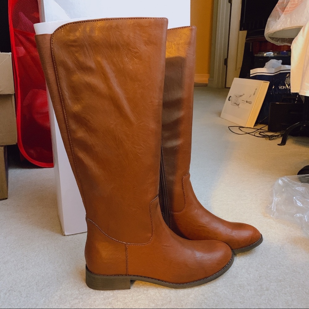 Women Brown Riding Boots (7.5)